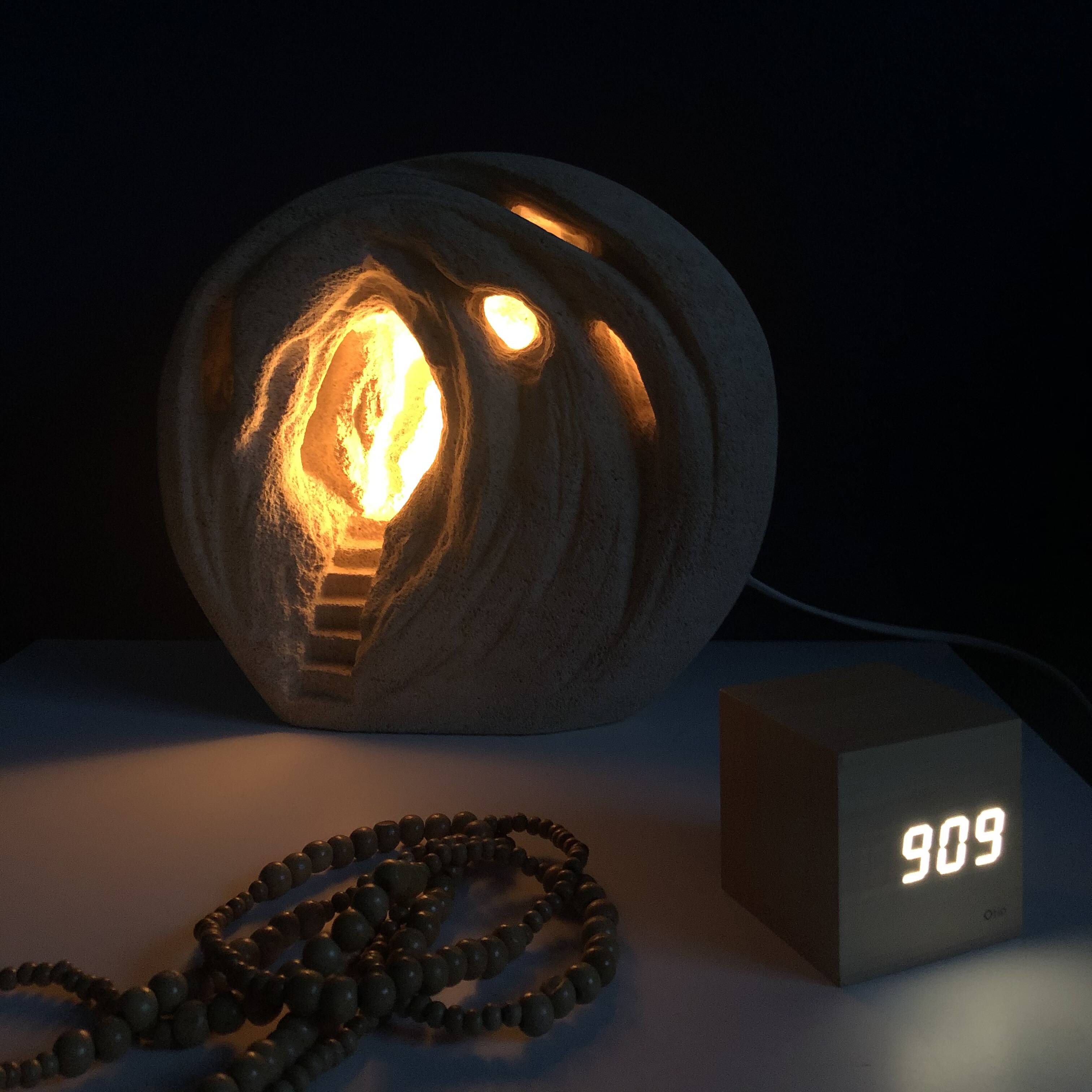 Arsène Galisson cave lamp