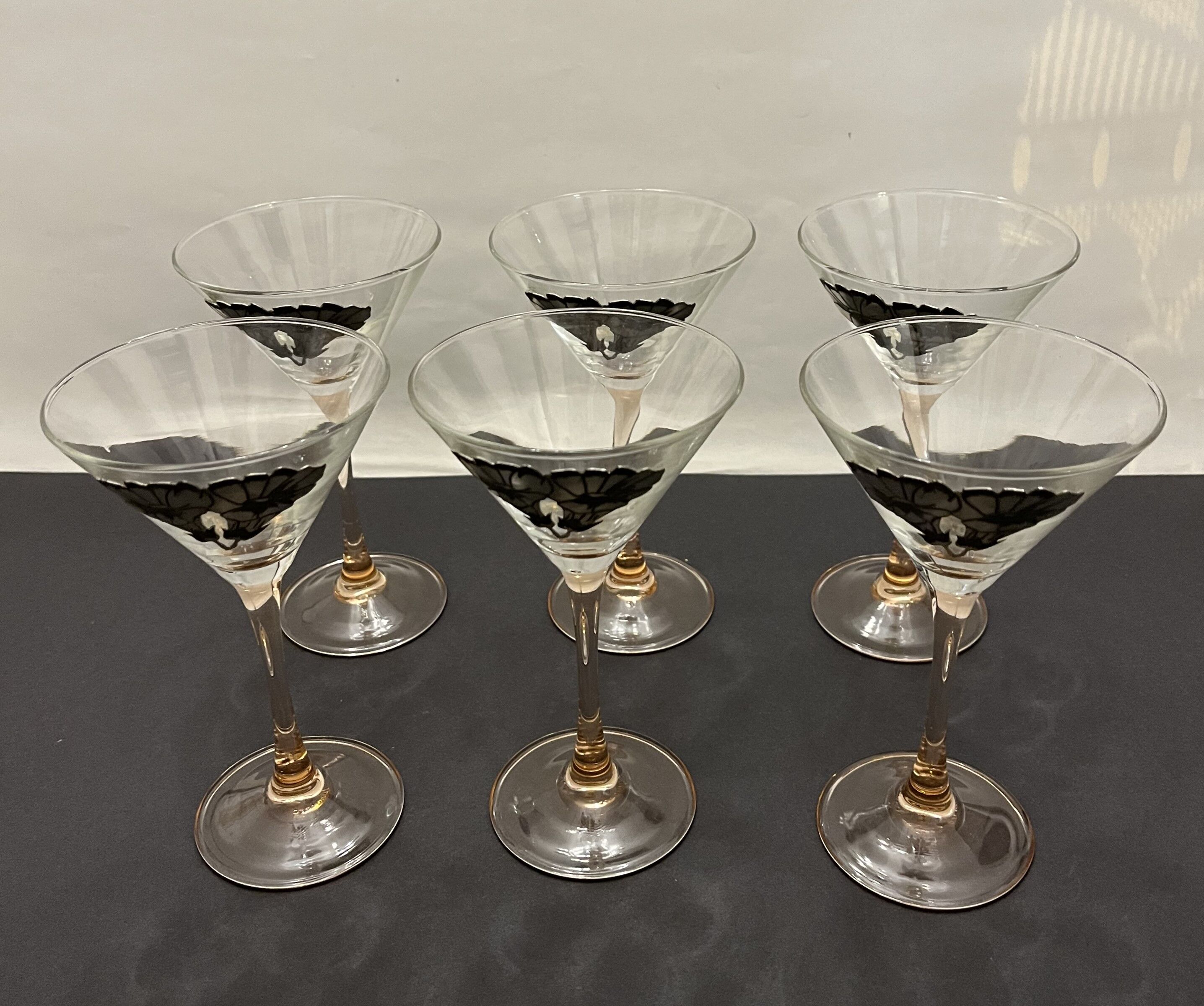 6 verres à cocktail