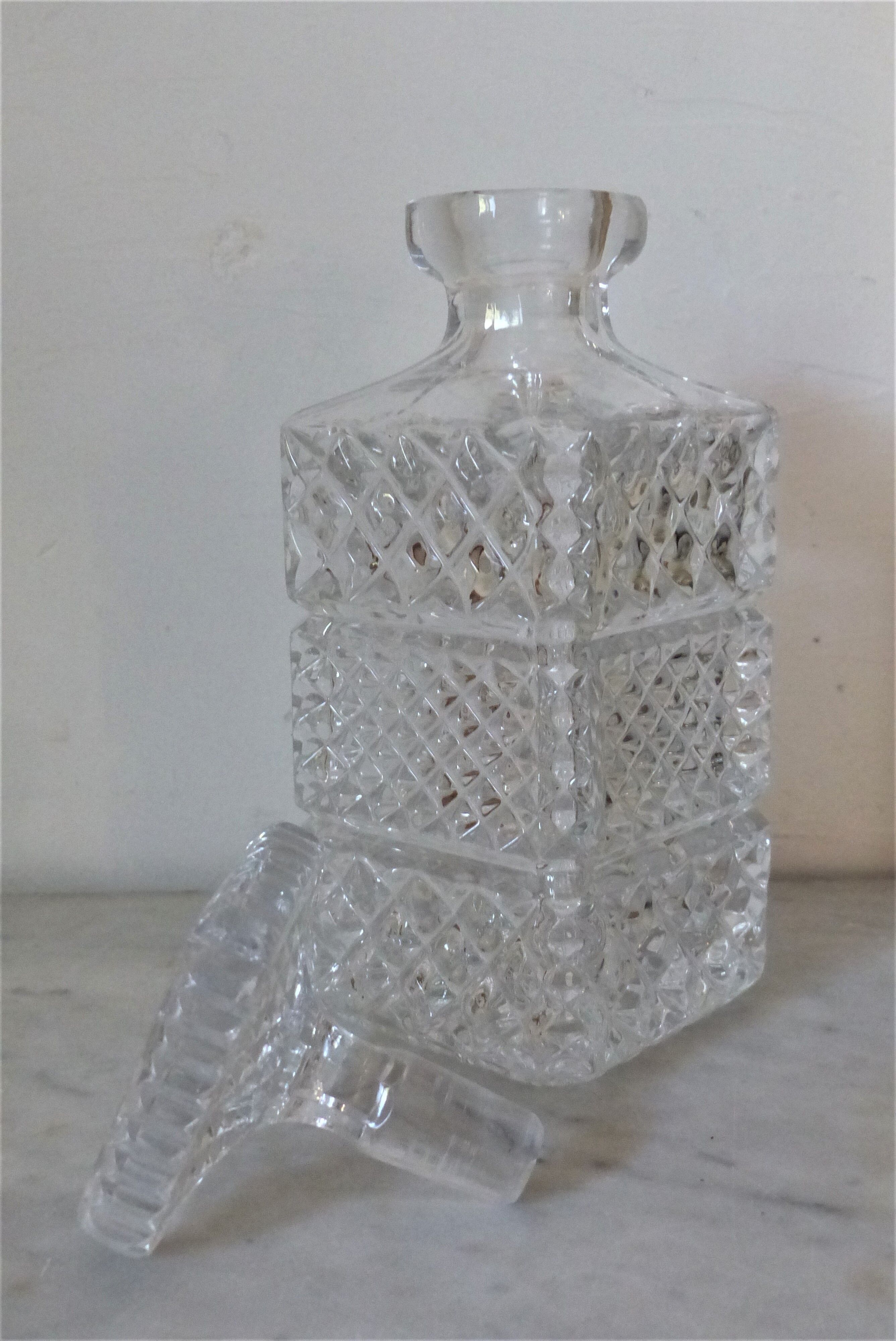 Crystal whisky carafe