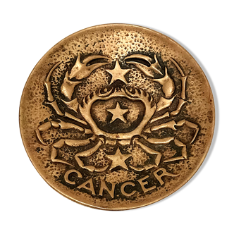 Pocket empty - Weathered bronze cup Max LE VERRIER - Astrological sign Cancer!