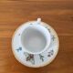 Cup and saucer in porcelain Henriette Bee pattern