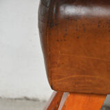 Former horse of arçon in wood and steel