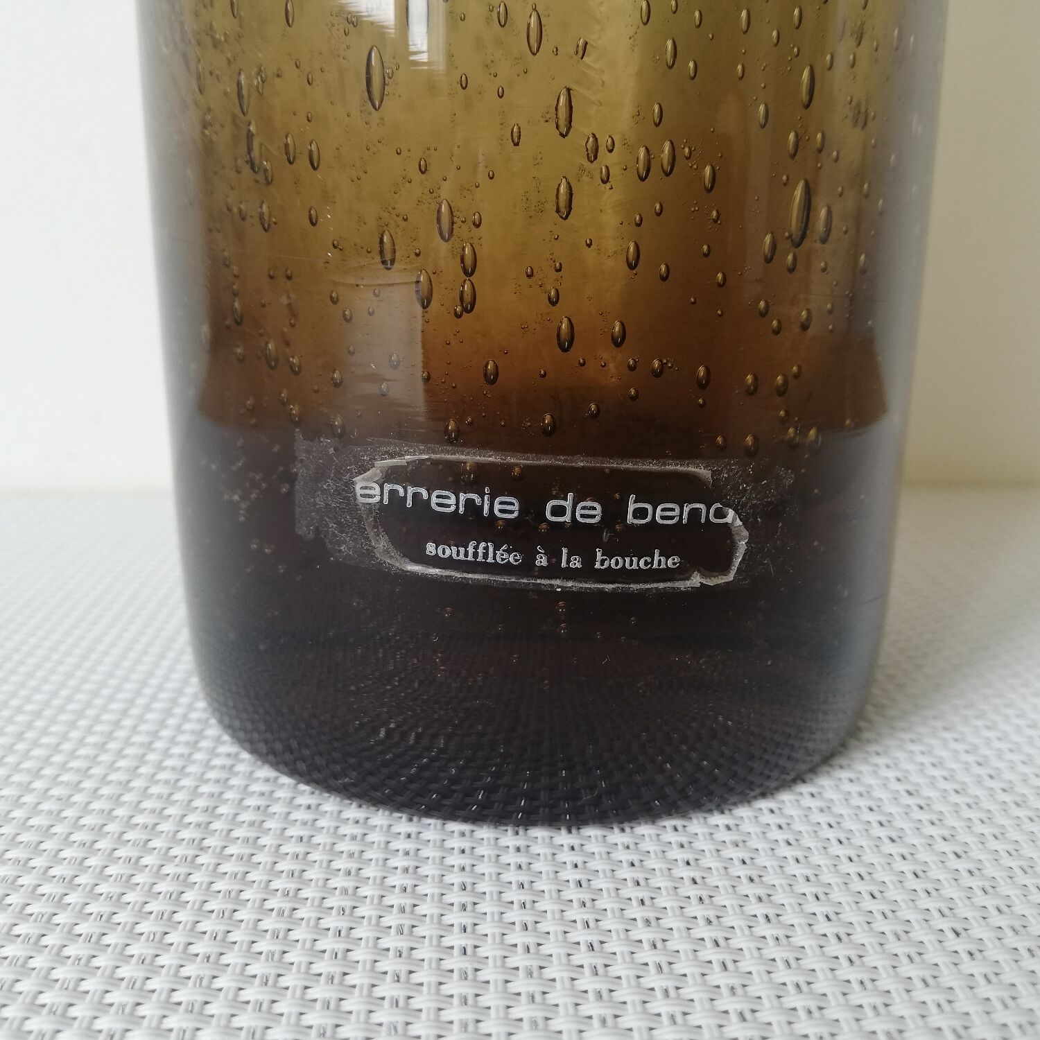 Vase verrerie Bendor