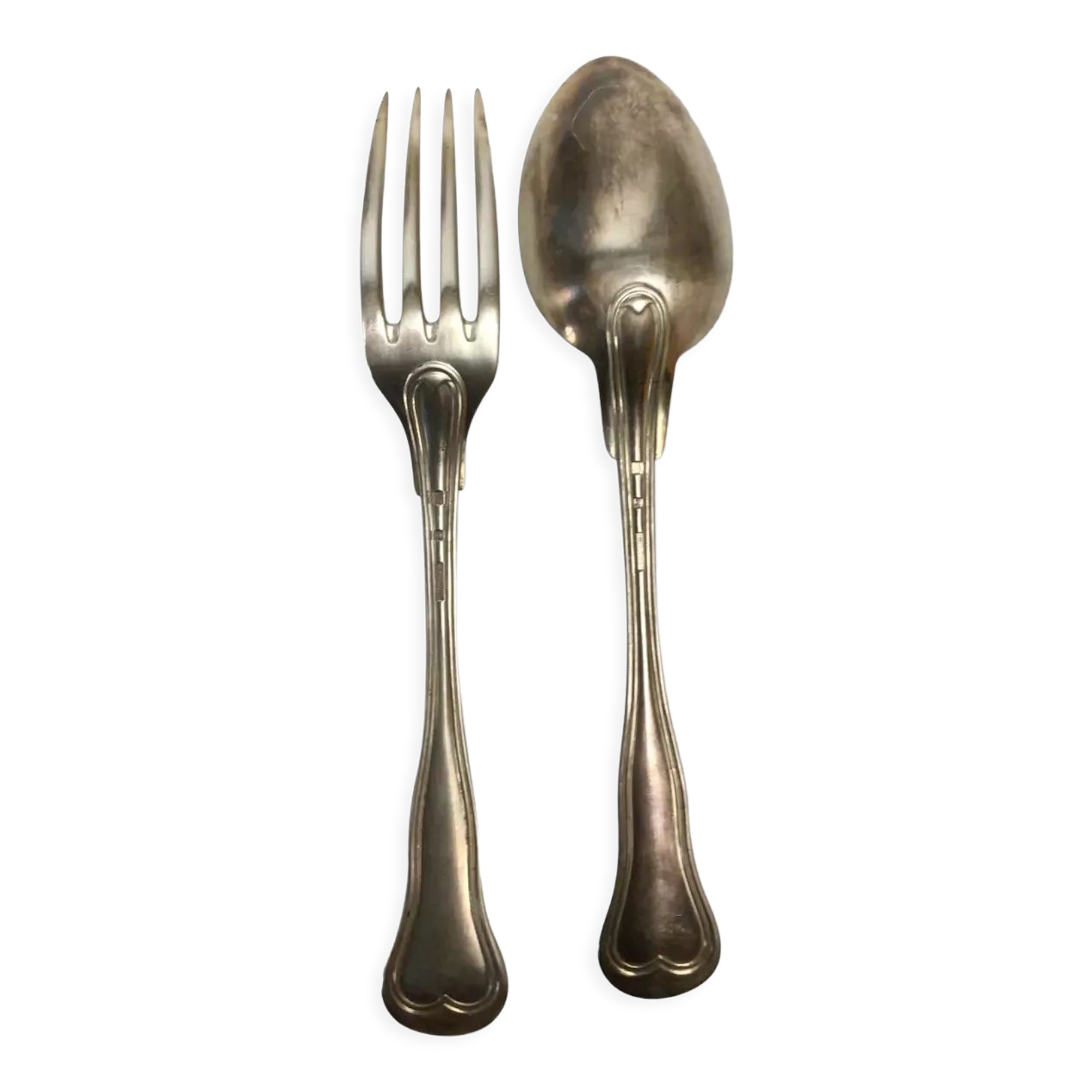 Cutlery set 24 pieces silver metal Christofle