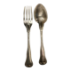 Cutlery set 24 pieces silver metal Christofle