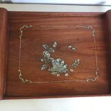 Wood and mother-of-pearl top