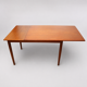 Authentic vintage teak extendable dining table from the 1960s