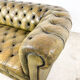 Old vintage leather chesterfield sofa
