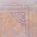 Vintage leather suitcase