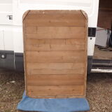 Golden mirror XlXth wood and stuk