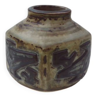 Stoneware vase by Jorgen Mogensen for Royal Copenhagen Denmark
