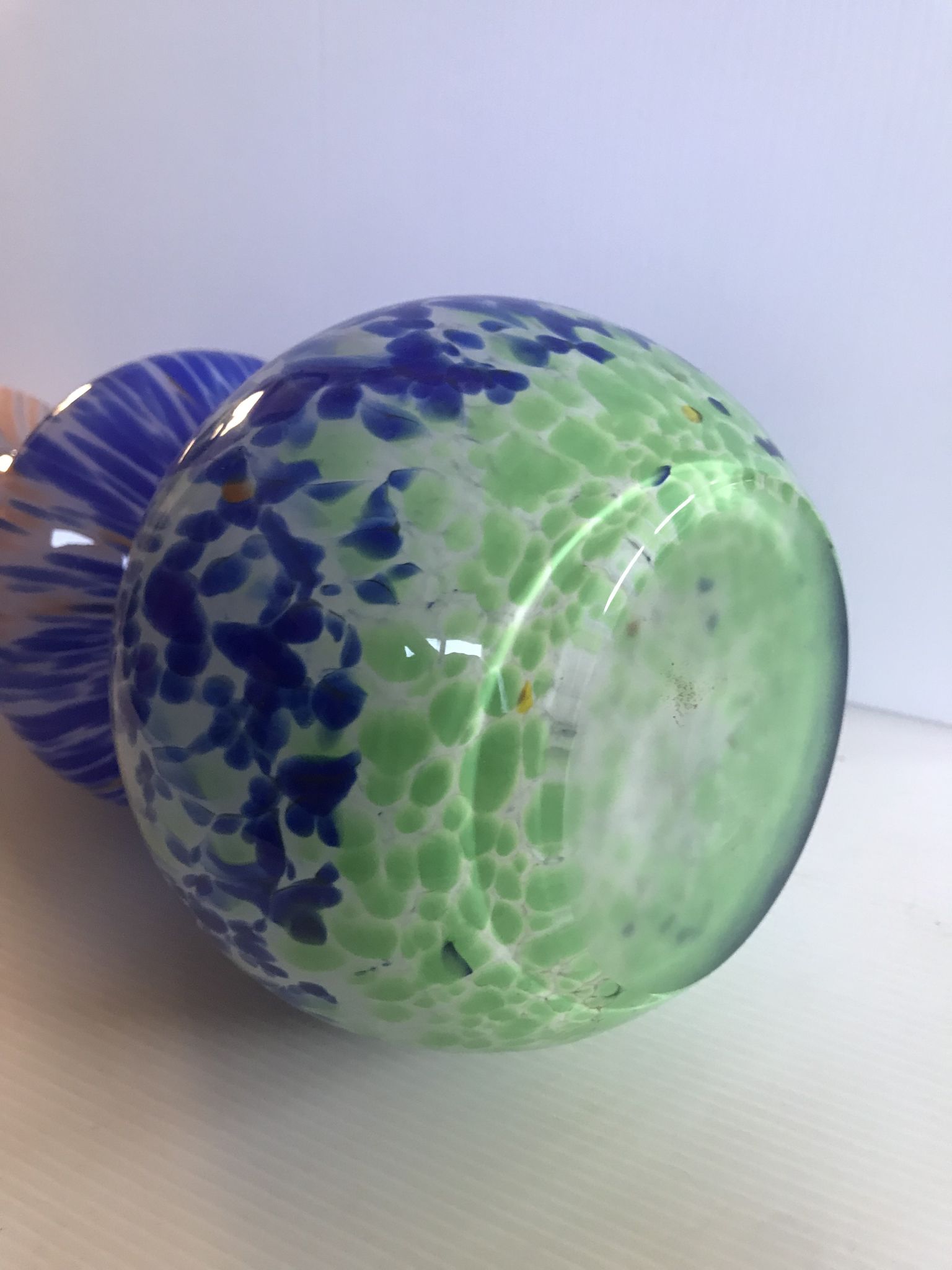 Multicolored vase Murano 46cm