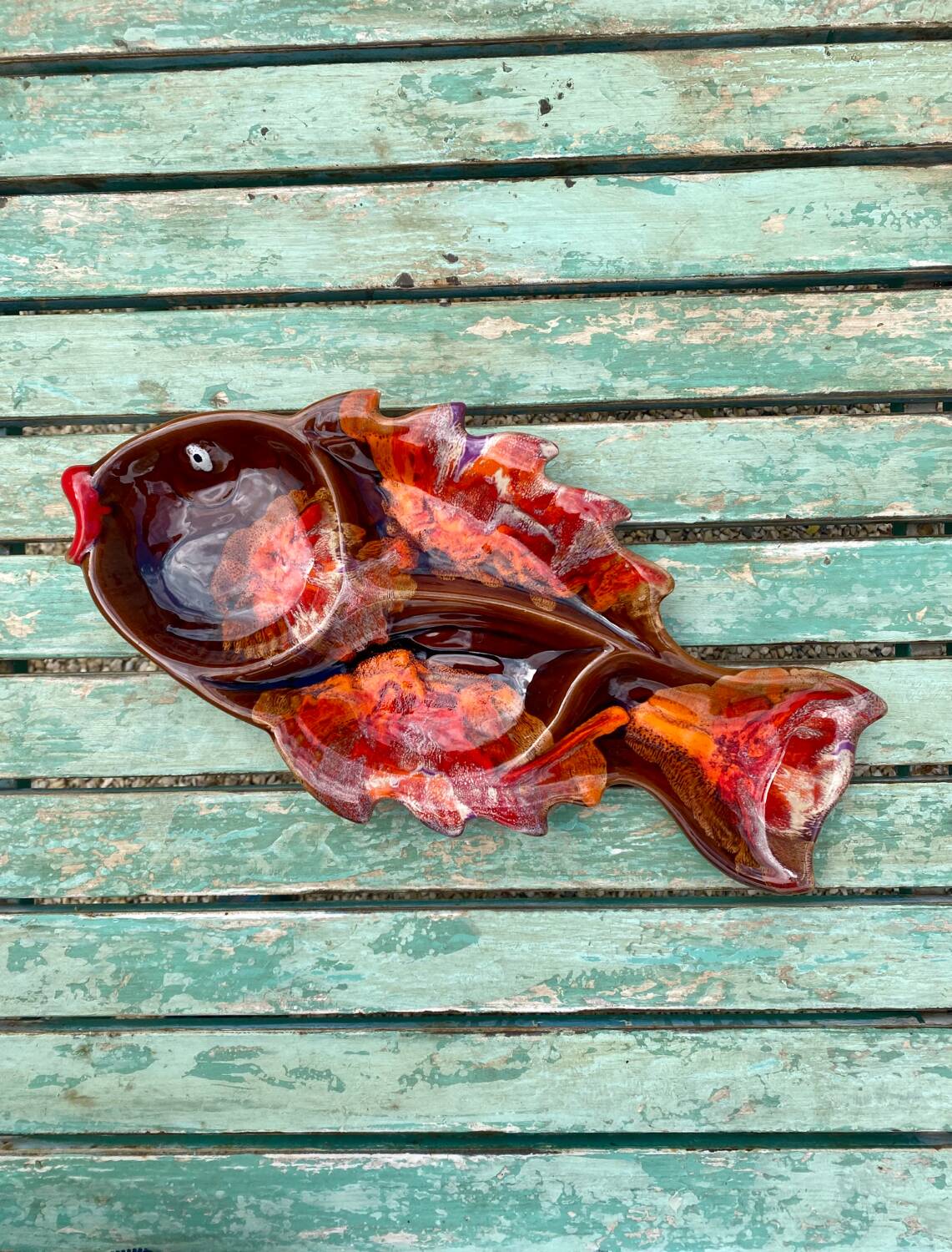 Vallauris type ceramic fish