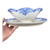 Saucière en faïence de Saint-Amand