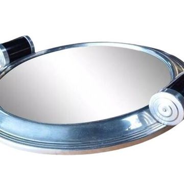 Art Deco mirrored service tray