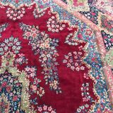 Tapis ancien Kirman fin 270x380 cm