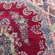 Old carpet Kirman late 270x380 cm