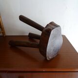 Stool foot tripod wood