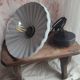 Suspension beton massif style opaline