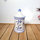 Old ceramic apothecary tobacco pot from Moustier