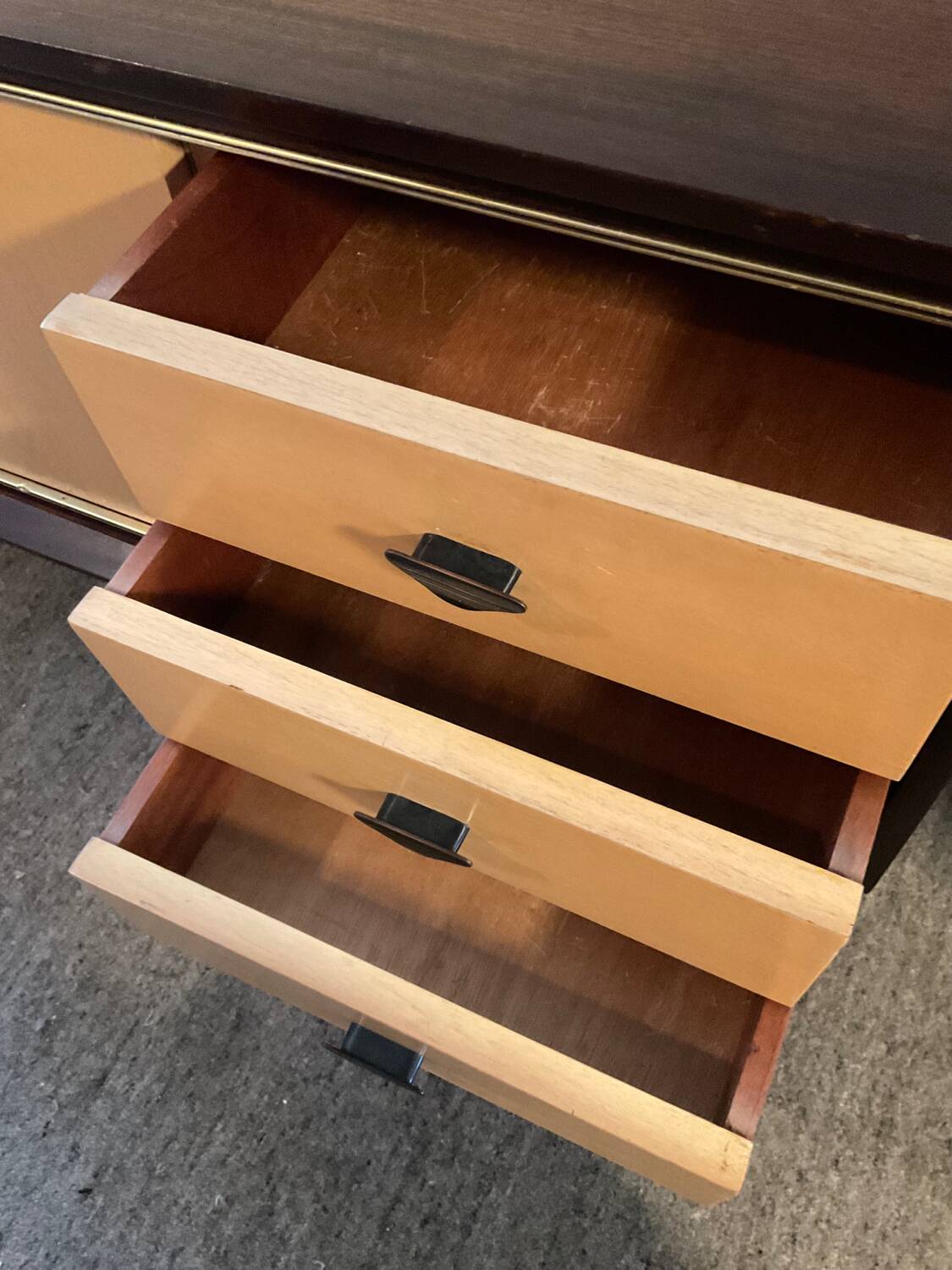Vintage TV cabinet sideboard from the 60s