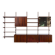 Rosewood Modular Wall Unit by Kai Kristiansen for FM Møbler, 1960s