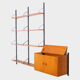 Vintage mid century royal system wall unit in teak by poul cadovius, danish design - denmark 1960s