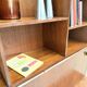 Teak and brass bookshelf designed by Peter Løvig Nielsen, CI.