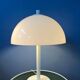 White Mid-Century Dijkstra mushroom table lamp