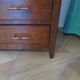 Commode longue–3 tiroirs -style colonial–Teinte acajou
