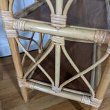 Rattan shelf