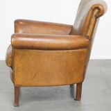 Fauteuil en cuir de mouton