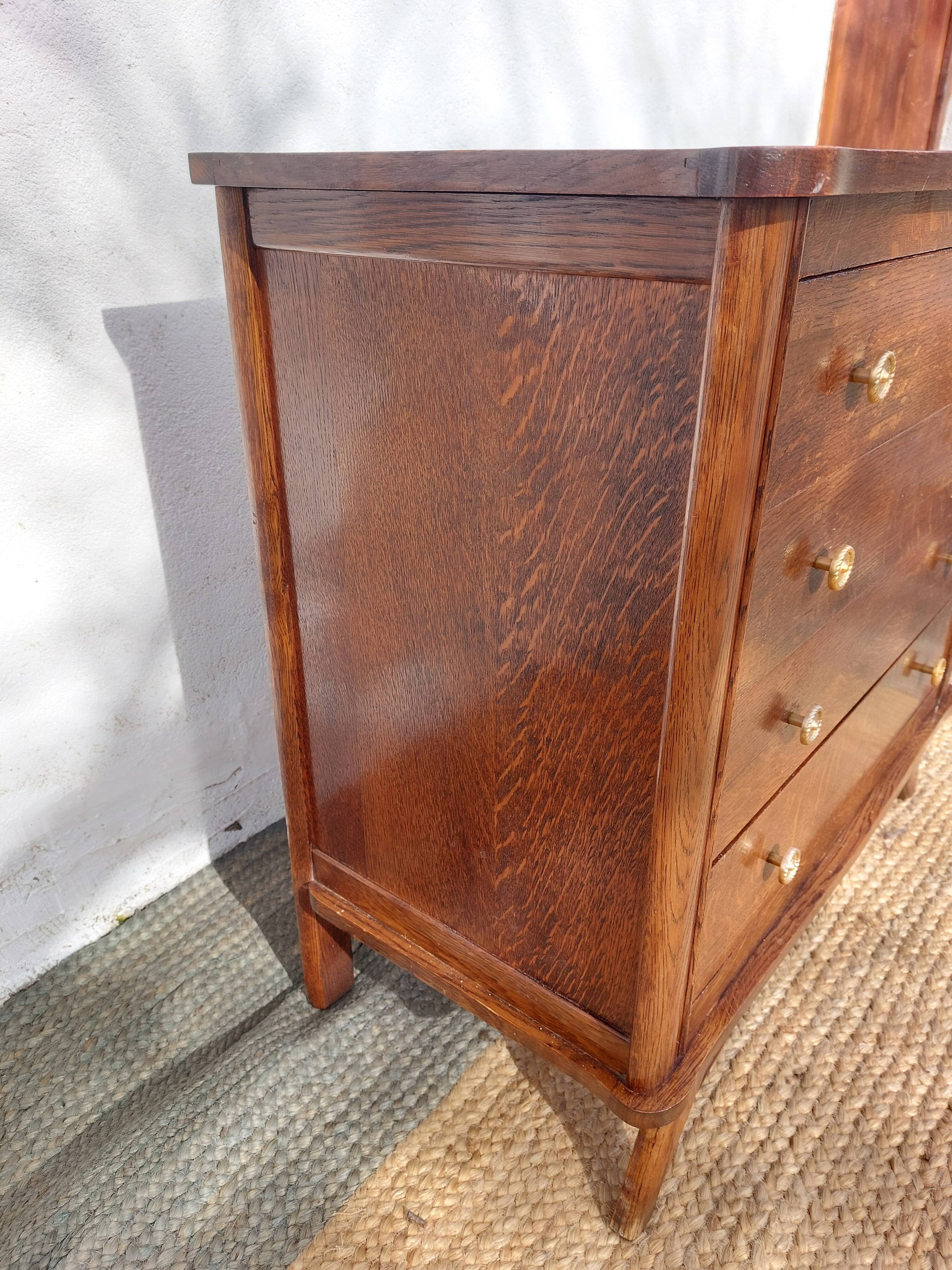 vintage commode with tapered legs