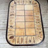 Capron “herbarium” oval coffee table