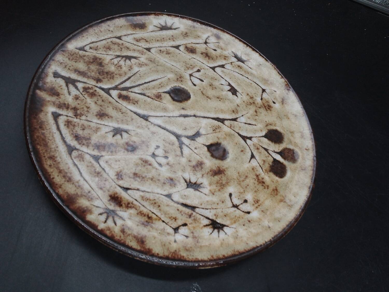 Sandstone plate from Vallauris the old mill Robert Pérot, Malarmey