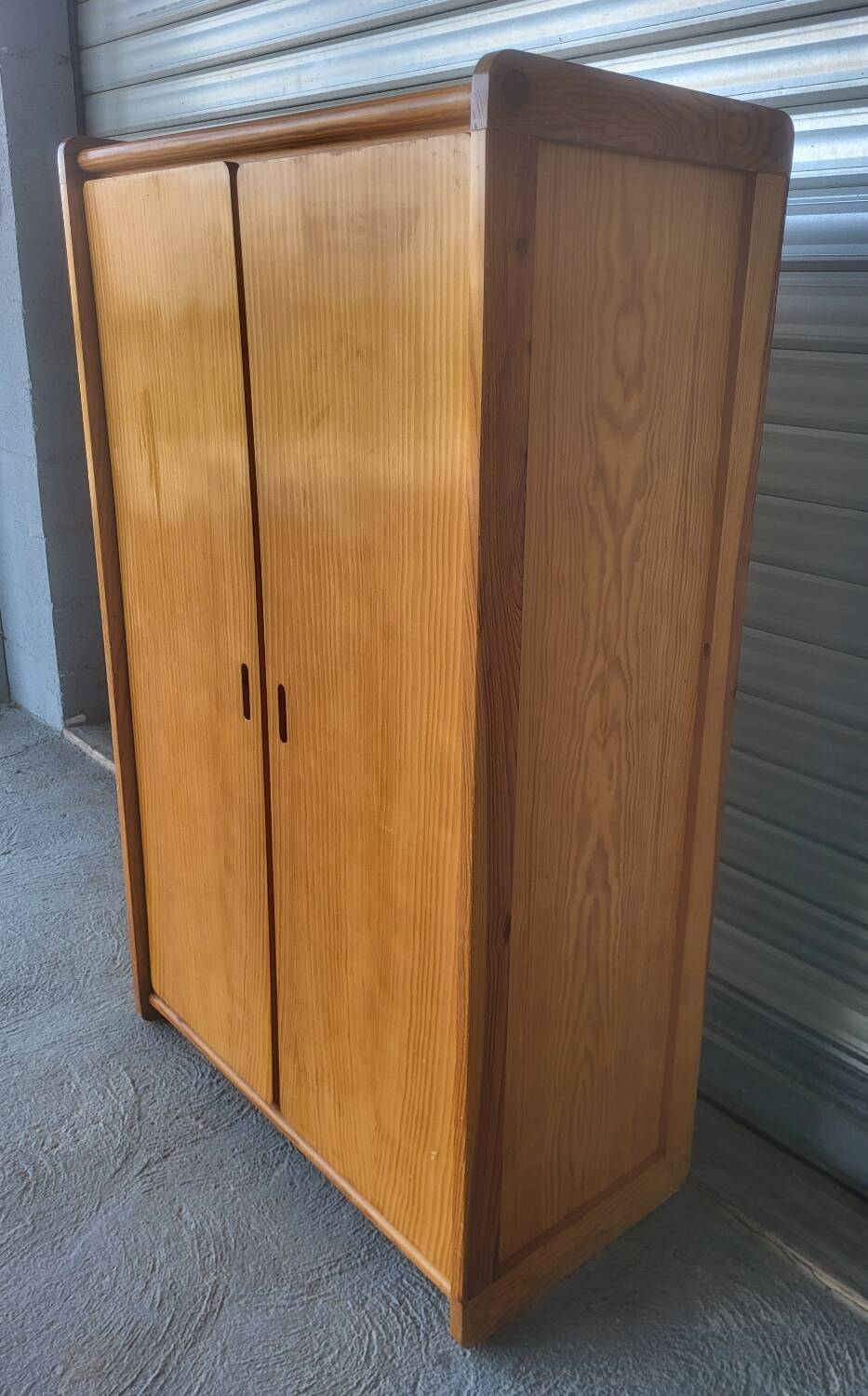 Vintage wardrobe in solid wood