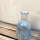 Vintage checkered black and white carafe