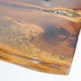 Reynolds of Ludlow tree trunk coffee table, U.K 1970's