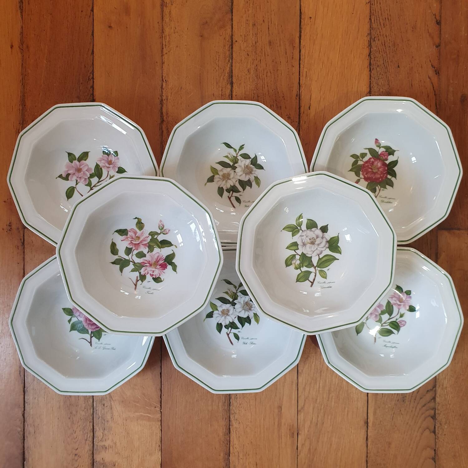8 Médicis bowls - national porcelain company