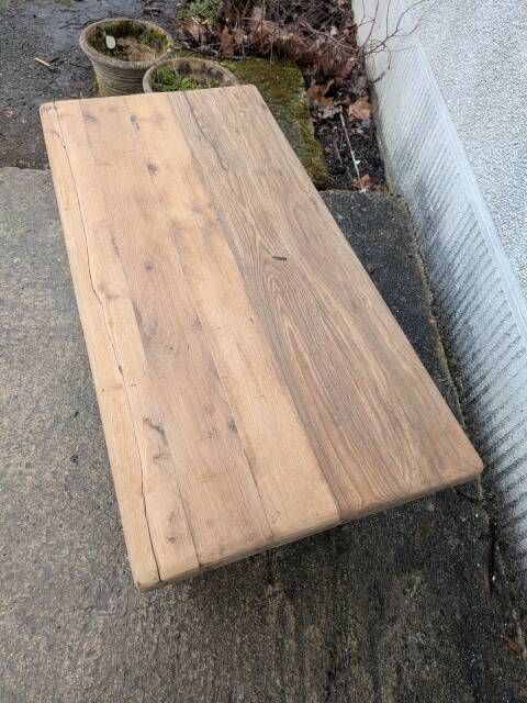 Oak coffee table