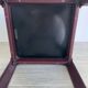 4 rare Matteo Grassi Warm Brown/Bordeaux Red Bark stools
