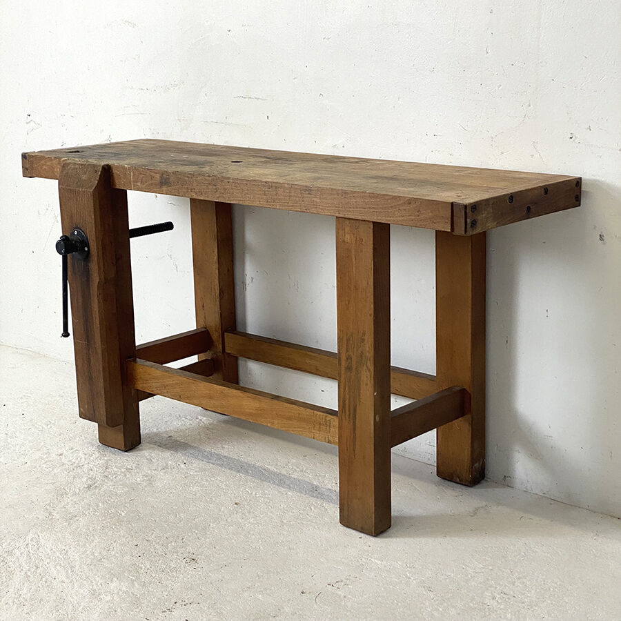 Solid oak workbench