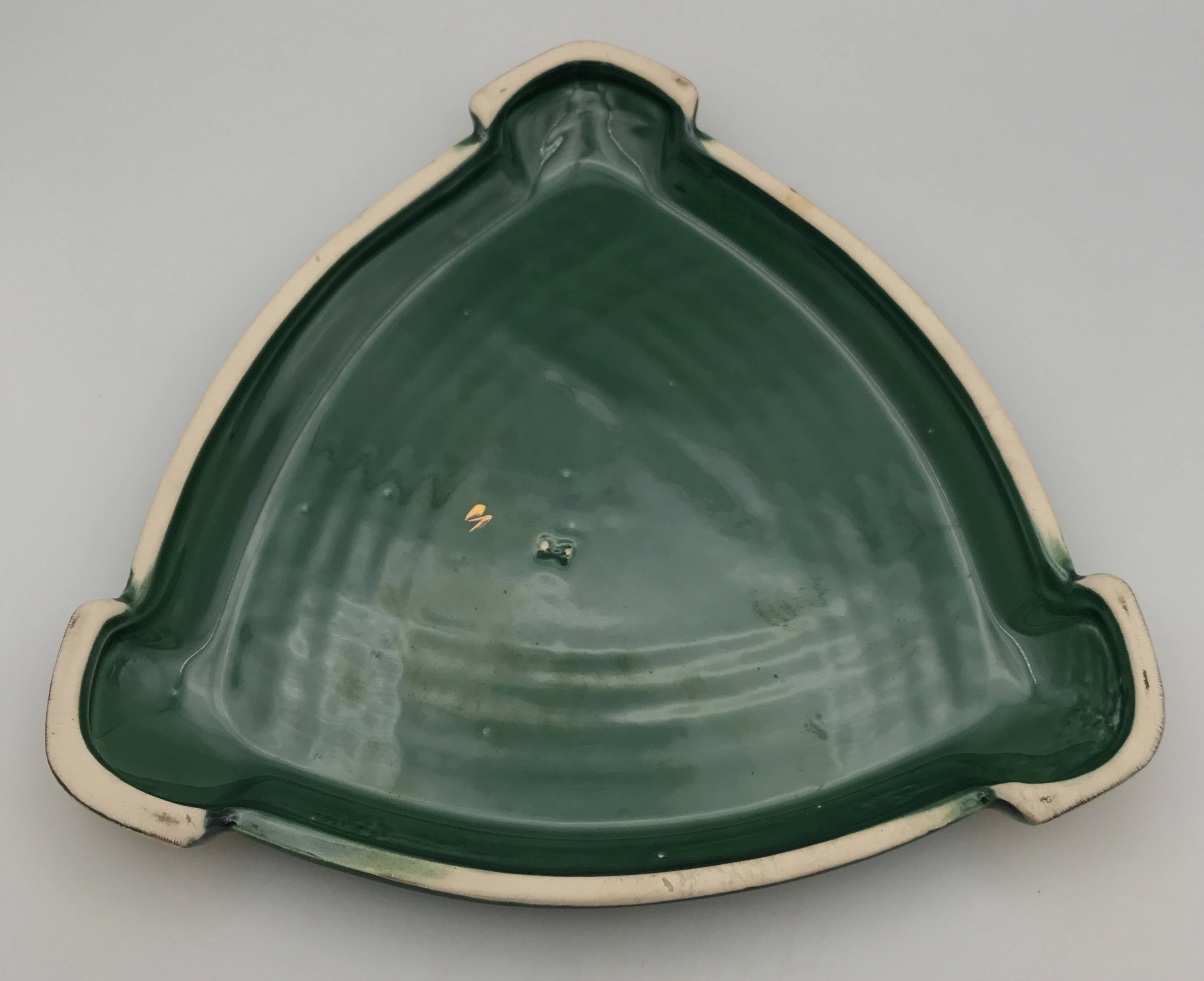 Set of 3 ART CERAMIC TRIVETS and BOTTLES by Poët Laval