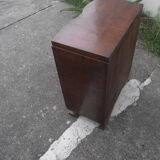 Art deco period bedside in walnut