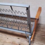 Scandinavian 3-seater convertible sofa bed, click-clack bench