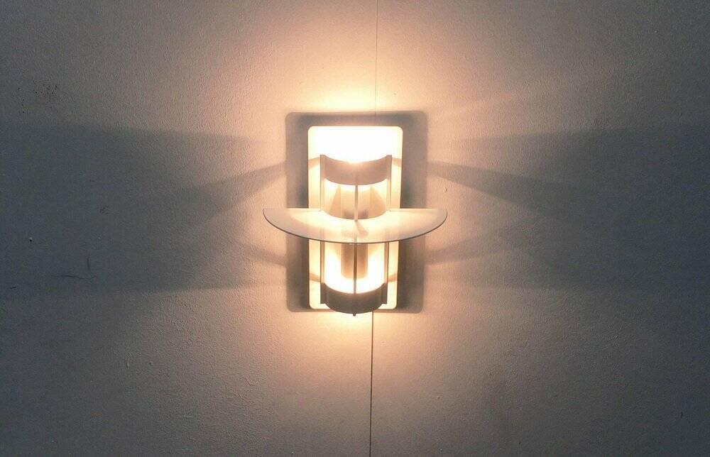 Mid-century modern Danish wall lamp Saturn by Joachim Lepper for Louis Poulsen, 1960s.