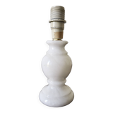 Small alabaster lamp base