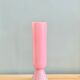 Vase vintage en opaline rose h40cm