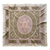 Vintage hand-embroidered tablecloth 145x159 cm