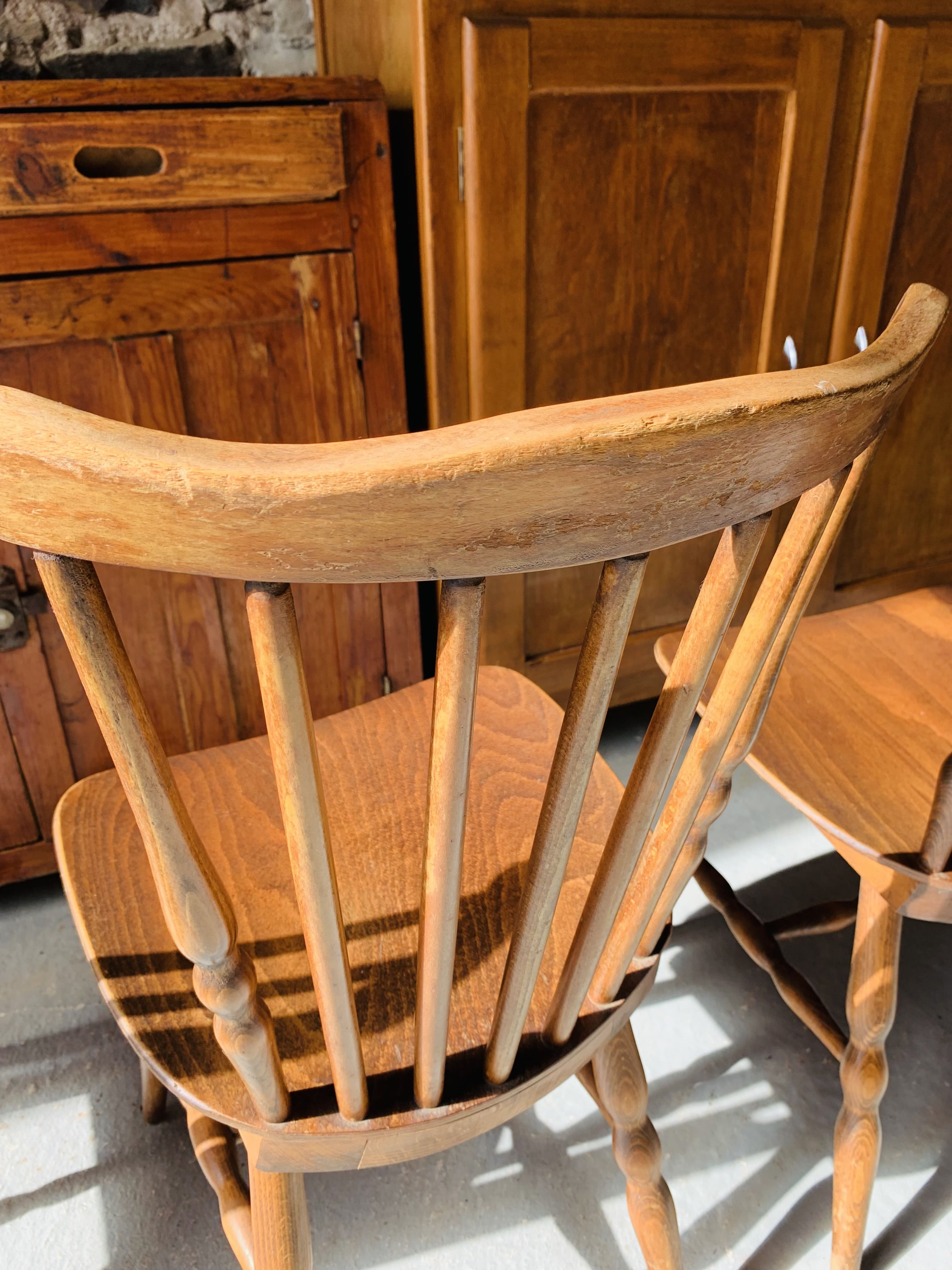 Set of 4 Baumann bistro chairs, Tacoma model